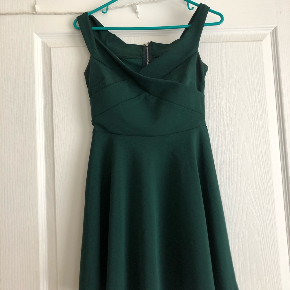 Green formal dress